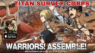 Titan Survey Corps Gameplay - RPG Game iOS