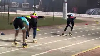 U-17 Group B Girls 500m Final Race SGFI National School Games at ITM Global School Gwalior.#skating 