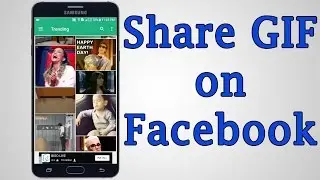 How to Share GIF on Facebook
