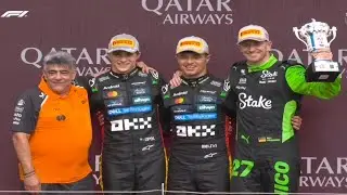 F1 British Gp 2025 Winner | F1 Winner Today British Grand Prix Podium Anthems and celebration