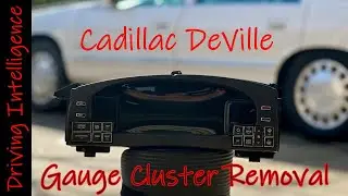 How To Remove Gauge, Instrument Cluster, Dash Pad & Dash Vent  '94-'99 Cadillac Deville