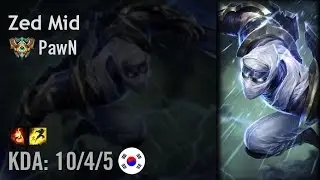 Zed Mid vs Talon - PawN - KR Challenger Path 6.3