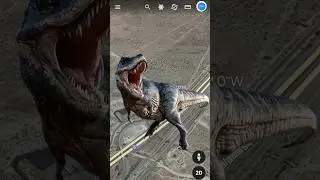 Dinosaur 🦕 Found on Google Earth 🌎 #shorts #mystisk #googleearth