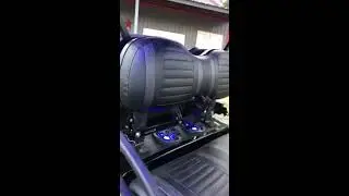 Black Mercury Edition Phantom Club Car Precedent 48v Electric Custom Golf Cart