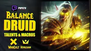 TALENTS & MACROS DEMO - Balance Druid PvP: Arathi Basin Battleground | WoW War Within 11