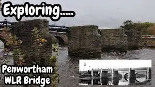 Exploring Penwortham West Lancashire Railway Bridge remains - Preston