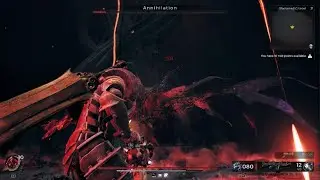 Remnant 2 tank build vs final boss on veteren