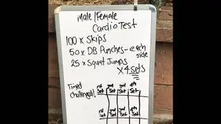 Training at home fitness test