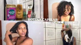Rotina capilar, testei o shampoo anticaspa da vichy dercos, finaliza&ccedil;&atilde;o cachos 3C 