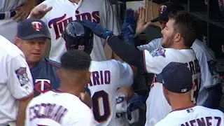 SEA@MIN: Twins crush five homers in outstanding day