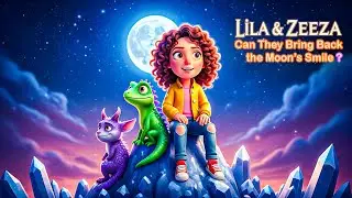 Bedtime Story for Kids ✨| The Moon&rsquo;s Lost Laughter Lila & Zeeza Adventure