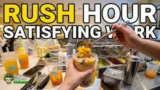 🟥LIVE Milk tea, bubble tea, Chinese snacks, Asian food