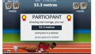 Let's Play A Flash Game | QWOP | The Long Run