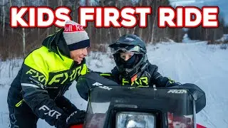 My 9-Year-Old’s First Snowmobile Ride﻿ ﻿(Same Sleds, New Generation)