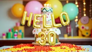 Happy Birthday To You 30 Years 🎂🎁🎉Song for your celebration