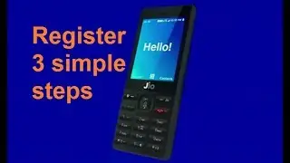 Jio phone registration Process online