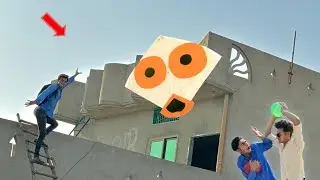 Kite Vs School Go Abubakar With Balloon | Kite Lover