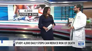 How much are you walking? A new study says 4,000 steps a day can reduce risk of death