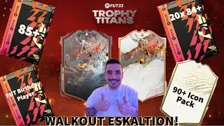 TROPHY TITANS 🏆 Walkout Eskalation im Pack Opening 🔥 (20x84+, 90+ ICON,...) FIFA 23 / FUT ⚽