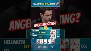 Tom Dwan angle shooting against Phil Hellmuth 😱 #poker #highstakespoker