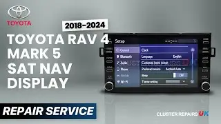 Toyota RAV4 2021-2024 Infotainment Touchscreen Repair | Cracked Screen, No Touch, Display Glitches
