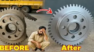 100Ton Crane Hydraulic Telescopic The Gear Broken due to Overloading Which Was Expertly Repaired 