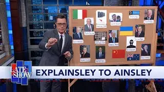 Colbert Explains The Ukraine Scandal To Ainsley Earhardt Of Fox & Friends