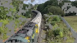 70017 on Hope to Walsall cement at Water Orton  with horns 