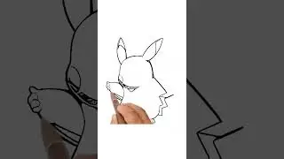 Pikachu #pokemon #pokemongo #sketch #shorts #easyarttutorial #dibujospasoapaso