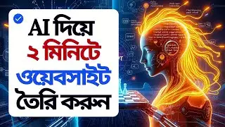 AI দিয়ে ২ মিনিটে ওয়েবসাইট তৈরি করুন | How to Create Full Website Using AI | AI Website Builder