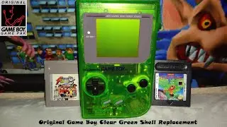 🛠️ Original Game Boy Shell Replacement &ndash; Clear Green Mod! 💚