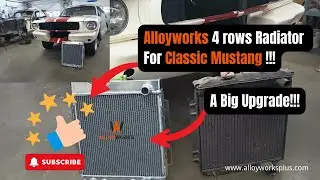 A Big Upgrade For Ford Mustang! | Alloyworks 4 Rows All-Aluminum Radiator