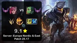 Vi Jungle vs Amumu - EUNE Master - Patch 25.17