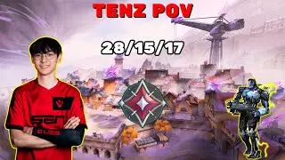 TenZ POV VALORANT RANKED KAYO GAMEPLAY (28/15/17)