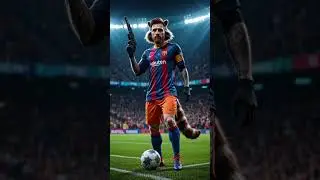 Incredible Football Fusion! #messi #fusion #hybrid #football #shorts