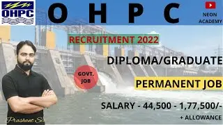 OHPC Recruitment Notification 2022 | MT/DET | Permanent Job | Freshers Eligible | Latest Jobs 2022