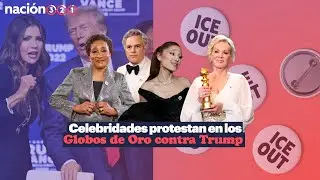 Celebrities protest against Trump at the Golden Globes