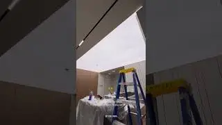 Illuminated Stretch Ceiling with Sprinklers #srlight #stretchceiling #srinterior #ceilingideas