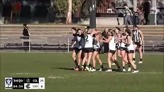 Brooke Vickers - VFLW Round 11 2025 Highlights - Carlton @ Collingwood