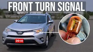 How to Replace Front Turn Signal Bulb - Toyota RAV4 (2013-2018)
