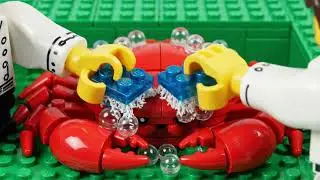 🐟🦀🐙Satisfying ASMR LEGO Cooking | Fish, Crab & Octopus Dish &ndash; Brick by Brick
