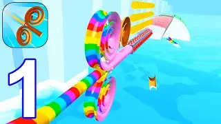 Spiral Rider - Gameplay Walkthrough Part 1 All Levels 1 - 14 (Android,iOS)