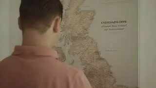 Extremely Detailed UK & Ireland Map. Push Pin Travel Map on Canvas Unboxing And Pinning | Trip Map