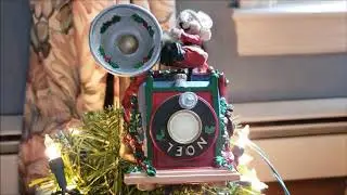 Mouse Vintage Flash Camera Christmas Ornament