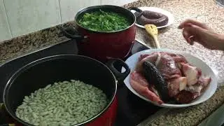 Así se hace un cocido montañés en casa de El Tomavistas