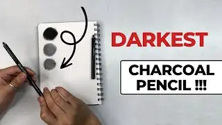 DARKEST Charcoal pencil I can't sharp? I how it blends? II