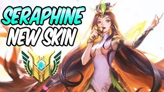 GRACEFUL PHOENIX SERAPHINE FULL AP - New Amazing Skin Gameplay | Build & Runes | League of Legends