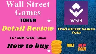 Wall Street Games Token Review in Details and how to buy | Wall Street Games Coin |Crypto 💰 Currency