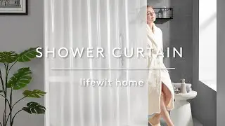 Lifewit Clear Shower Curtain Waterproof Shower Stall Curtain for Bathroom Shower Room