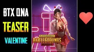 BTX SIDDHARTH FIRST QNA TEASER PUBG MOBILE | VALENTINE DAY 💟